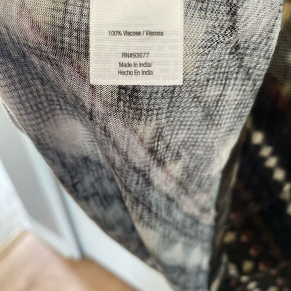 a.n.a Multicolor Patterned Dress Size XL - Picture 7 of 7